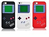 Newstore iPhone 6 Case ,Nintendo Classic Gameboy Game boy Case Cover Soft Rubber Gel For New Apple iPhone 6 6G 4.7 inch Bundle Pack (x3) Black,White,Red