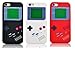 Newstore iPhone 6 Case ,Nintendo Classic Gameboy Game boy Case Cover Soft Rubber Gel For New Apple iPhone 6 6G 4.7 inch Bundle Pack (x3) Black,White,Red