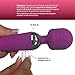 Wand Massager, Rechargeable Waterproof Personal Wireless with Multi Speed Powerful , Women Full Body Massage, Head, Neck, Back - the Secret Wand