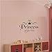 Lchen Princess Sleeps Here Wall Sticker Decal Home Decoration Decor Removable (princess03,11.8
