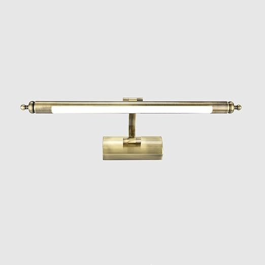 ZLYMY Espejo Iluminación Soporte de la luz Delantera de la Pared del