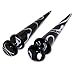 Black Marble Fake Faux Cheater Illusion Stretchers Tapers Exanders Plugs 0G 8mm