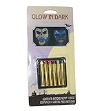Glow In The Dark Neon Face Paint Crayons Markers Costume Party Halloween