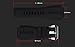 Infantry 24mm Black Military Silicone Rubber Mens Sports Watch Band Strap