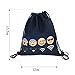 Halilu Nylon Drawstring Backpack Bag Emoji for Teens Grils Pull String Backpack Sackpack