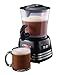 Nostalgia Hot Chocolate, Milk Frother, Cappuccino Latte Maker and Dispenser, 32-Ounce, Black
