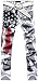 Jeansian Men's Fashion Causal Pants Jeans J229 White W32