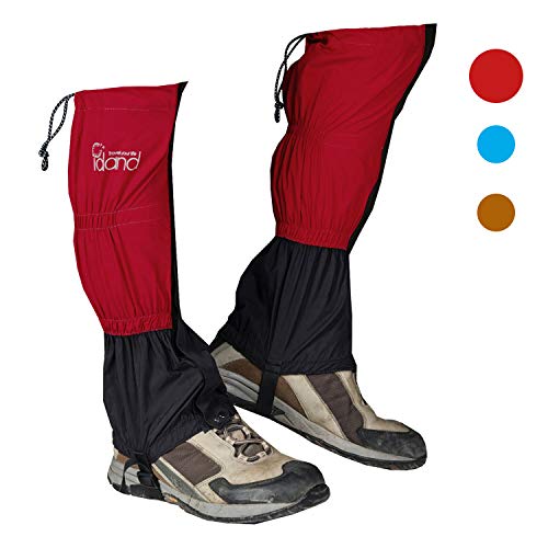 IDAND Waterproof Gaiters for Hiking Snow Gaiters Snow Leg Gaiters Snow Boot Gaiters Anti-Tear Oxford Fabric Outdoor Waterproof Snow Shoes for Outdoor Hiking Walking Hunting Climbing Mountain