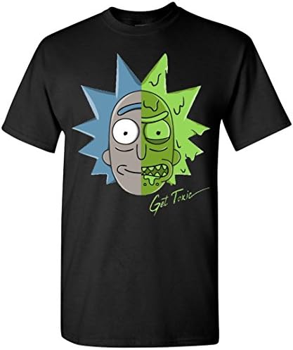 Get Toxic Rick Unisex Adult T-Shirt Humor Funny Animation