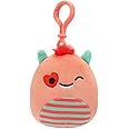 Squishmallows 3"" Valentines Clip-On Willett The Monster, Small