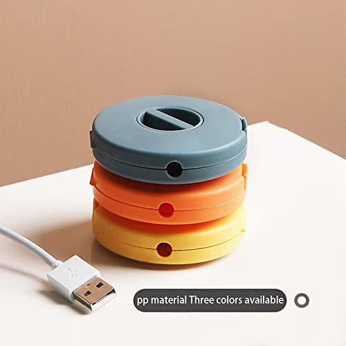 3 Pieces Earbud Organizer, Round Headphone Cord Organizer, Retractable