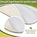 Organic Bamboo Nursing Pads (12 Pack) + Laundry Bag – 2 Sizes & Color Sets - Super Soft & Absorbent, Hypoallergenic, Washable, Breathable – Premium Quality, Leak-Proof, Reusable Breastfeeding Pads