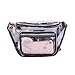 HDE Clear Fanny Pack Stadium Approved Fanny Packs Rave Festival Travel Transparent Waist Pack