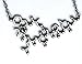 Anatomology Oxytocin Molecule Necklace (antique silver)