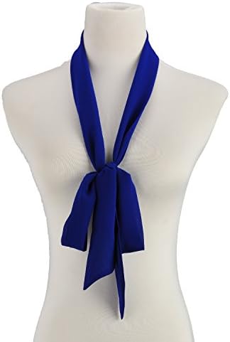 Womens Skinny Necktie Long Pre Bow Tie Solid Color Bowtie Bracelet Hat Accessory