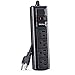 CyberPower CSB404 Essential Surge Protector, 450J/125V, 4 Outlets, 4ft Power Cord, Black