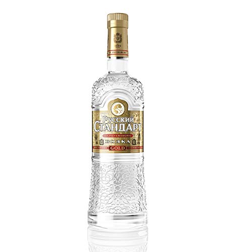 Russian Standard Vodka Gold (1 x 700 ml), russischer Vodka aus St. Petersburg, Premium-Vodka mit Extrakten von…