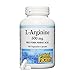 Natural Factors, L-Arginine 500 mg, Supports a Healthy Cardiovascular System, Heart and Muscle Metabolism, 180 capsules (180 servings)