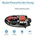 Hygger 3W 110GPH Adjustable Aquarium Air Pump for Fish Tank 20-120 Gallon, Powerful 2 Air Outlets (4mm) Oxygen Pump, Compact Air Aerator Pump, 0.015MPa, 110-120V/60HZ