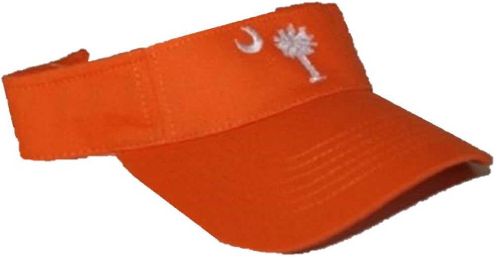 orange visor hat
