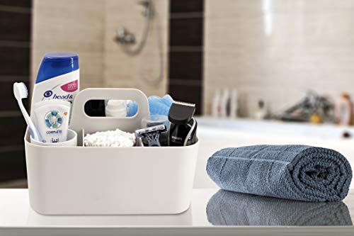 Lib Portable Plastic Organizer | Shower Caddy | Bath Organizer | Cosmetic Tote | Cleaning Supplies Bin | Bathroom, Office, Dorm, Kitchen, College, Kid's Room | Multifunctional Organizer - Thumbnail 4