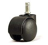 Bodymade Set of 5 Universal Office Chair Caster Wheels - Standard Stem Diameter: 7/16