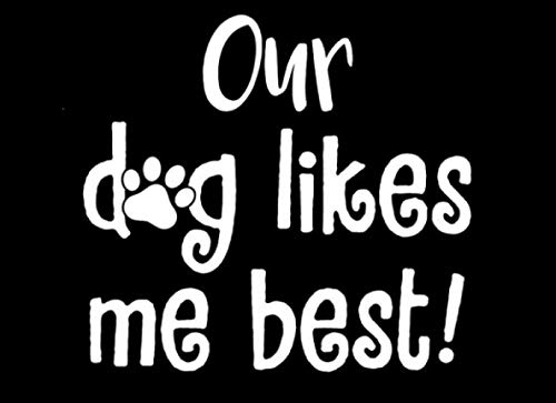 Our Dog Likes Me Best: Funny Dog Owner Notebook