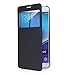 PASONOMI Galaxy Note 5 Case, [Smart Window View] Samsung Galaxy Note 5 Folio Wallet Case - Slim Flip Leather Case for Samsung Galaxy Note 5 (View Series Black)