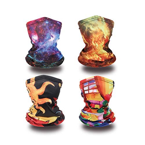 Niños Cuello Polaina Mascarilla Reutilizable Polainas Cuello Máscaras faciales Pañuelo Lavable Pañuelo que cubre la cara Bufanda