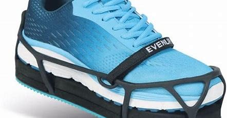 Evenup Shoe Raise (Large) Limb Levelling Device - Single Device - Left and Right - Equalise Limb Length While Wearing Fracture Boot, Medical Shoe or Cast Protector (UK 9.5-11) Black