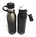 Contigo Thermalock Stainless Steel 20 oz Water Bottle - 2-Pack (Matte black and Ombre)