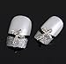 Amjimshop Vovotrade(TM) 10xAlloy 3D Rhinestones Nail Art Cross Stickers Slices Tips DIY Decorations New