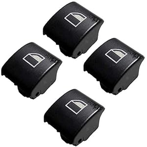 Twowinds Raamafsluiter met knopafdekking rechts of links 3-serie E46 X3 X7 (vier stuks)