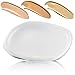 3 Pack Silicone Makeup Sponge - Clear Silisponge Cosmetic Puff Pad - Liquid/Gel Foundation, Highlighter, Make Up, Concealer, Primer & BB Cream Applicator - Three Piece Beauty Blender Make-Up Contour