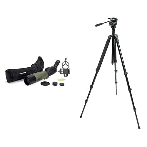 Celestron – Ultima 80 Angled Spotting Scope with Smartphone