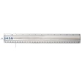 Helix - 2X Magnifier Ruler - 12 inch - 1 Pack | Precision Measurement - Enhanced Reading Clarity - Durable Portable Design - Ideal for Office and School