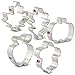 Ann Clark Cookie Cutters 5-Piece Mini Thanksgiving Cookie Cutter Set with Recipe Booklet, Mini Maple Leaf, Mini Oak Leaf, Mini Pumpkin, Mini Apple and Mini Acorn