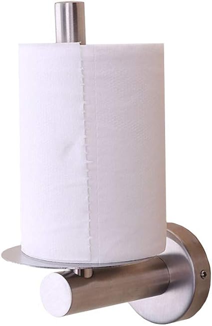 Hpera Porta Rollo Papel Higienico Soporte Rollo Cocina Portarrollos Papel Higienico Soporte De Rollo De Baño Montado En La Pared Juego De Toalleros Y ...