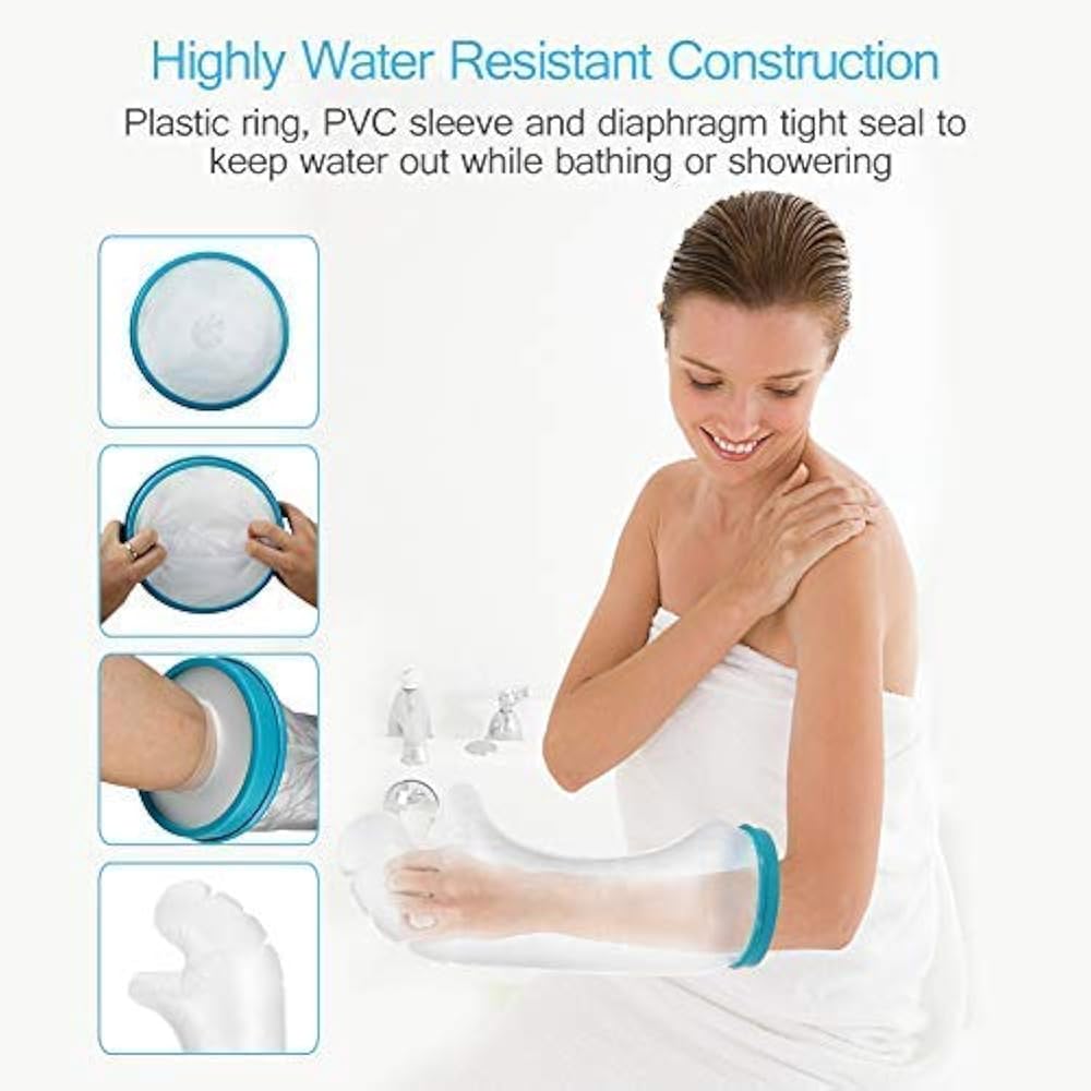 Adult Waterproof Arm Cast Wound Cover Protector For Shower Bath, Sleeve