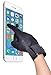 Outrip Men's Winter Warm Gloves Touch Screen Windproof Driving Cycling Gloves (Black)