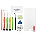 Premium Screen Replacement for iPhone 8 Plus 5.5’ 3D Touch Screen Repair kit (Model A1864, A1897, A1898) Display with Back Plate, Waterproof Adhesive, Tools, Tempered Glass, Instruction(White)