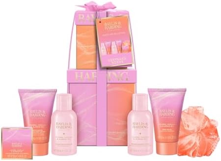 Baylis & Harding Jojoba, Vanilla & Almond Oil Luxury Pamper Present Gift Set - Vegan Friendly