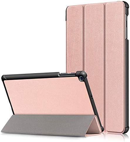 XBE Ultra Slim Case Compatible with Samsung Galaxy TAB A 10.1 SM - T510 T515, Standing Cover for Galaxy Tab A 10.1 2019 Version, Rosegold