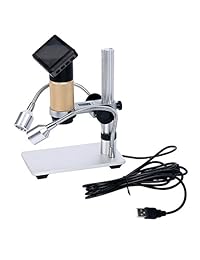 Andonstar HD Digital, HDMI Microscopio, trampeo, True Imaging en 1920 x 1080P resolution  300 x de zoom óptico, (+ 4 x digital) brillante