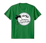 Kids Funny Jeepy Christmas Santa Jeep Distressed