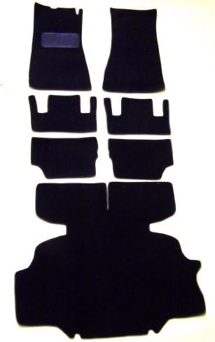 Newark Auto 70-74 240Z, 260Z Datsun/Nissan Black Loop 7 Piece Floor Replacement Carpet With 20 Ounce Padding