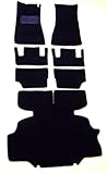 Newark Auto 70-74 240Z, 260Z Datsun/Nissan Black Loop 7 Piece Floor Replacement Carpet With 20 Ounce Padding