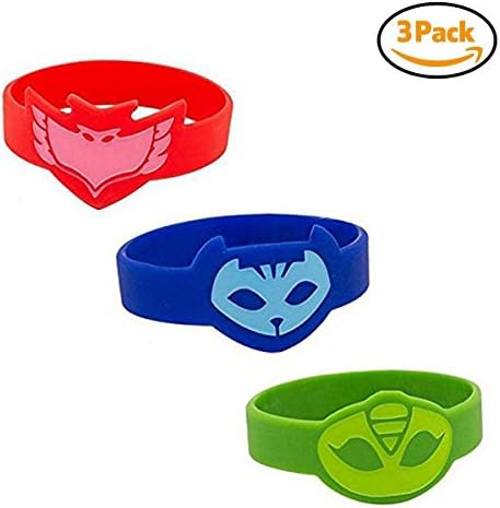 Superhero Wrist Band Silicone Bracelets For Kids Set of 3
