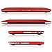 TopCase 2 in 1 Retina 13-Inch RED Rubberized Hard Case Cover for Apple MacBook Pro 13.3