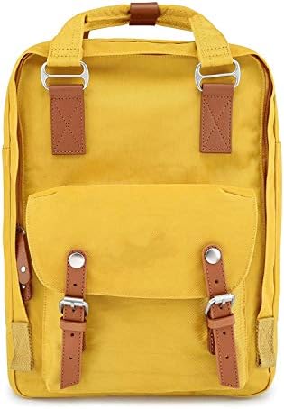 GXWLWXBB Donut Backpack Female Korean Mummy Computer Bag Travel Backpack Men and Women Student Bag (Color : Yellow)